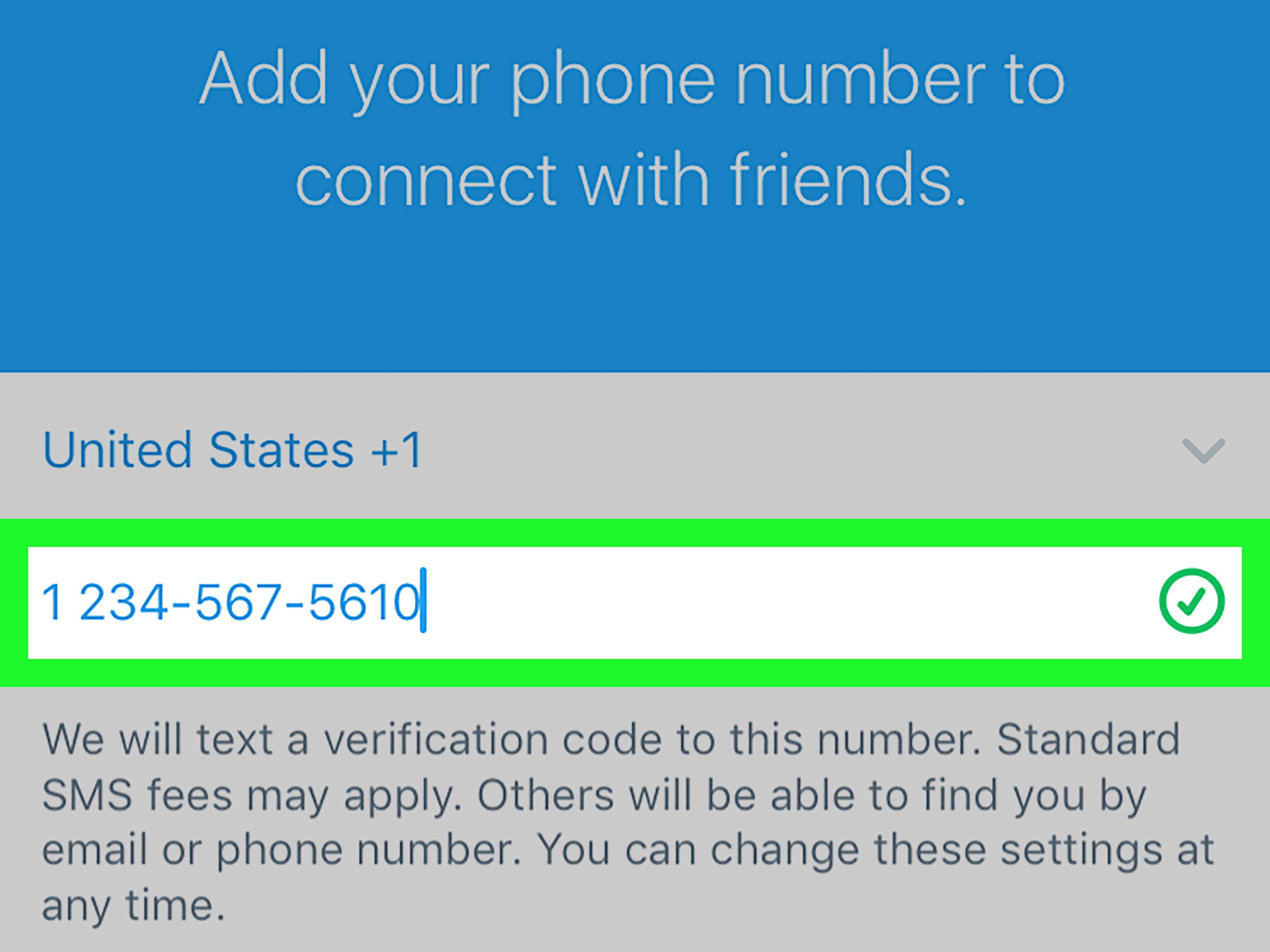 twitter unsupported phone number